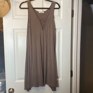 Brown summer dress